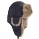 thumbnail image 1 of Qarigey Gorro de cazador para caminar de invierno impermeable con forro polar de piel sintética unisex para hombre Sombreros negro, 1 of 6