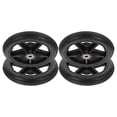 thumbnail image 1 of 4 Pcs Roues de Remplacement pour Fauteuils Roulants Marcheurs Pneus en Caoutchouc Antidérapants 7 Pouces Roulettes Accessoires Universels pour Fauteuils Roulants, 1 of 8