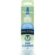 Angle View: TropiClean Dual Action Ear Cleaner for Pets, 4oz - A