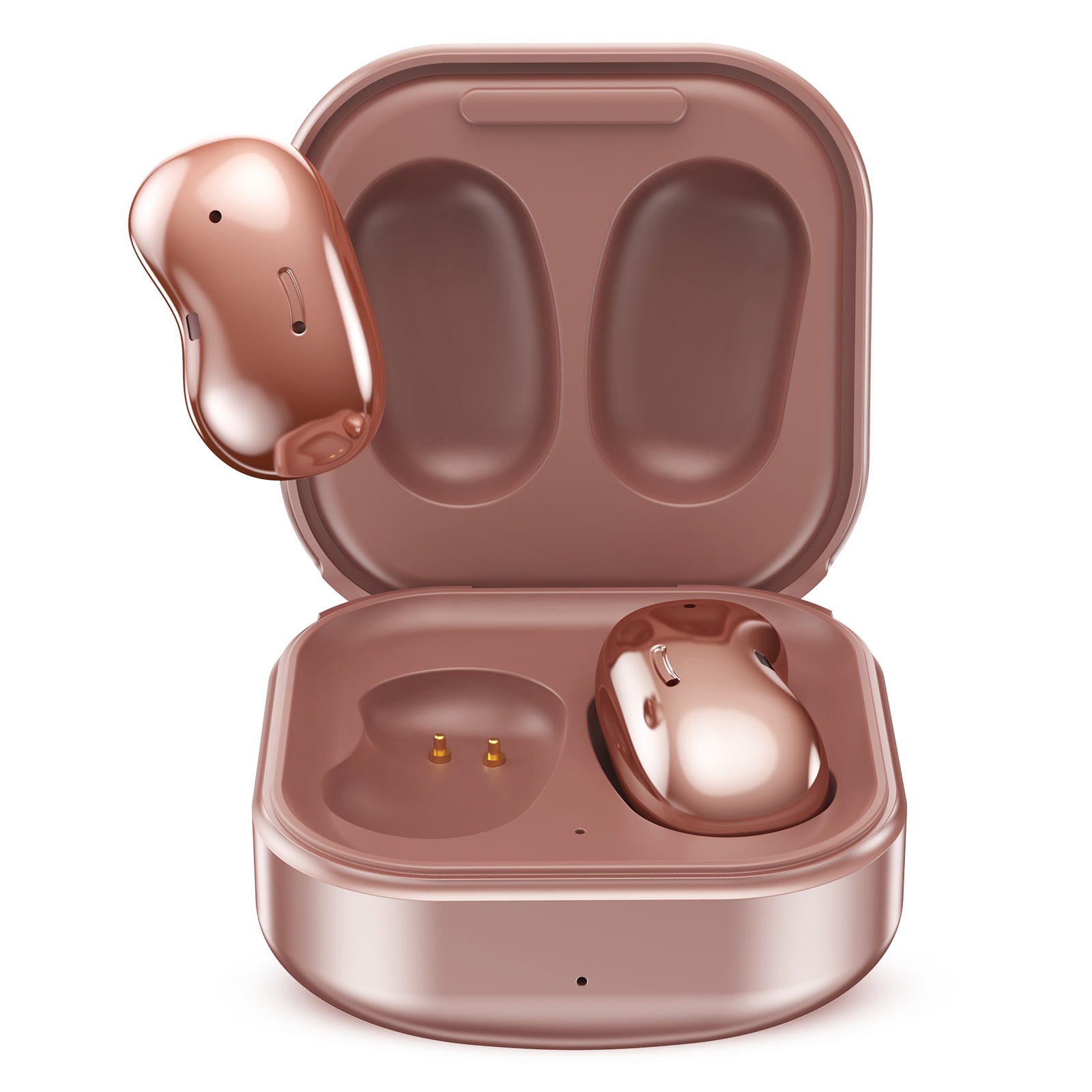 UrbanX Street buds live - True Wireless Earbuds (Wireless Charging Case  Included) - Rose Gold