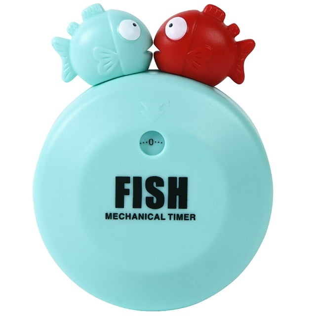Raneu Rotating Cute Time Manager Bubble Fish Timer Mechanical Reminder
