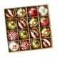 thumbnail image 5 of 16 piezas de adornos de bolas navideñas colgantes para manualidades, regalos de fiesta decorativos Verde Blanco, 5 of 9