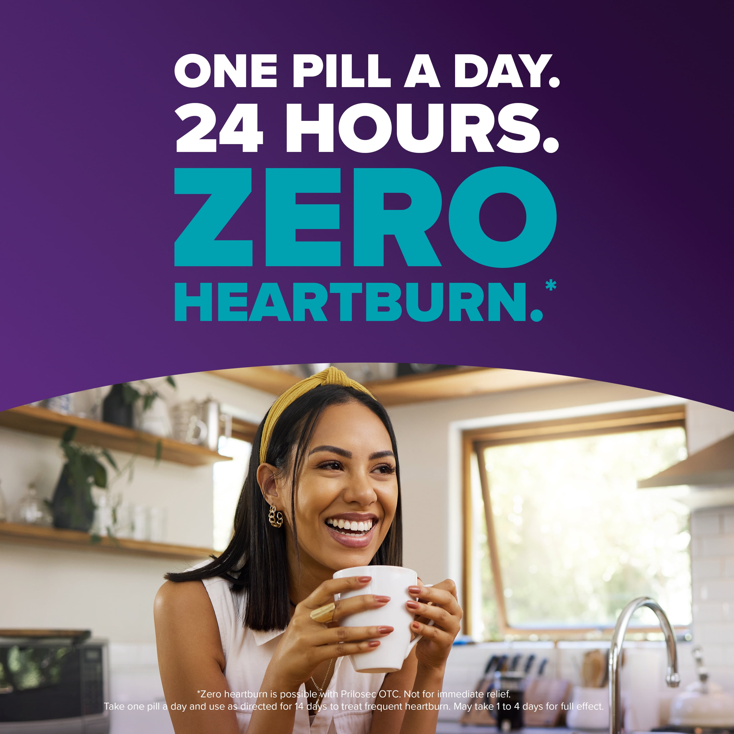 (3 pack) Prilosec OTC Omeprazole 20mg Acid Reducer, Frequent Heartburn Medicine, Unflavored, 42 Count