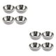 thumbnail image 4 of Kearding Paquete de 4 platos de salsa de acero inoxidable, platos, cuencos para sumergir, restaurante Type1 NO1, 4 of 6