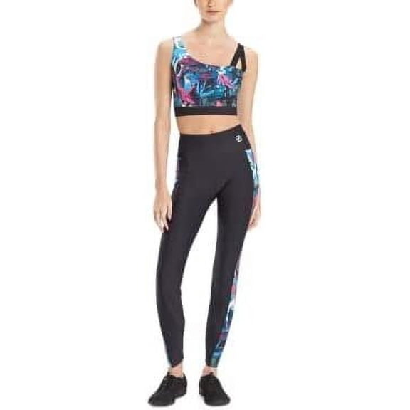 Josie Natori Women's Active Solstice Asymmetrical Cropped Cami Top [XL]