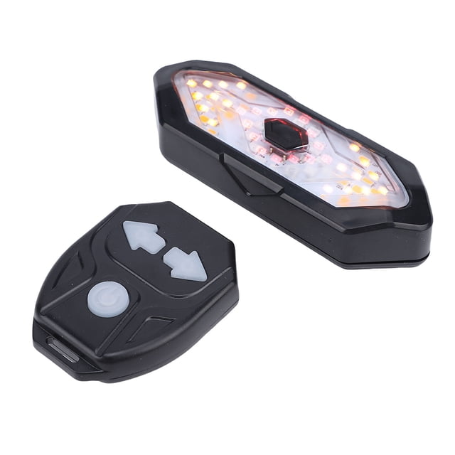 Luz Trasera De Bicicleta Con Señales De , Luz Trasera LED Recargable Por USB, Resistente Al Agua IPX4 Para Conducción Nocturna