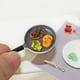 thumbnail image 3 of Utensilios de cocina de aleación modernos en miniatura para casa de muñecas a escala 1/12 blanco, 3 of 9