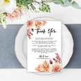 thumbnail image 2 of Koyal Wholesale Autumn Dried Florals Wedding Thank You Place Setting Cards for Table Reception, Dinner Plates, 56-Pk, 2 of 5