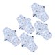thumbnail image 4 of Almohadillas sanitarias menstruales para mujer, almohadillas de algodón lavables a prueba de fugas, 5 uds., 4 of 8