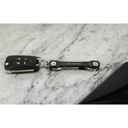 حامل مفاتيح KeySmart Flex ، بلاستيك مرن من البولي كربونات ، يحمل 8 مفاتيح ، للجنسين ، أسود