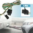 thumbnail image 6 of Unique Bargains 1 Set 56033 4-Pin Trailer Wiring Harness Trailer Converter  for Nissan Rogue 2008 2009 2010 2011 2012 2013 2014 2015 2016 2017 2018 2019 2020, 6 of 7