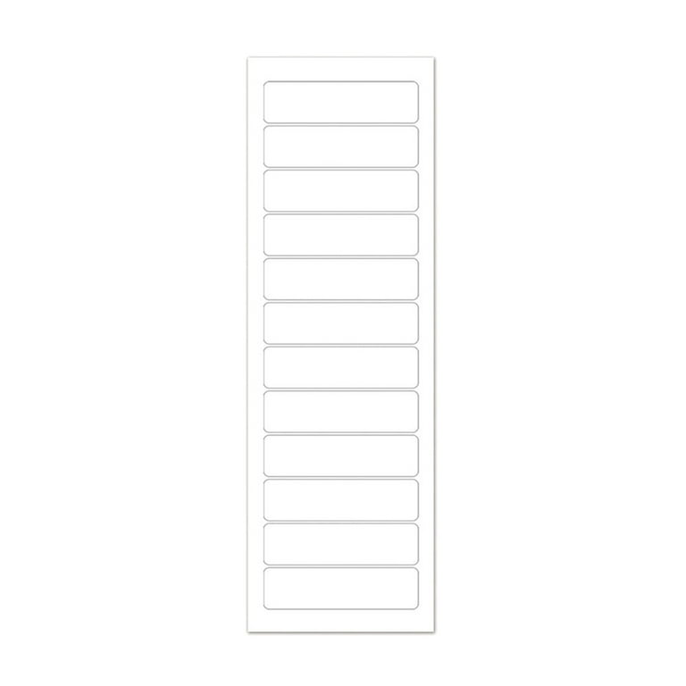 12 x 8 1/2 Continuous Computer Paper - Blank White