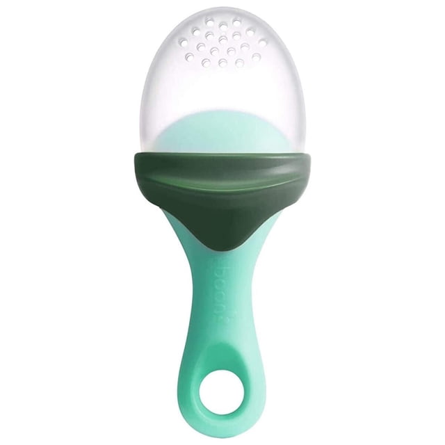 Alimentador de Frutas de Silicona TOMY Boon Pulp Blanco para Bebés