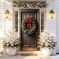 thumbnail image 6 of Ouuluon Festive Christmas Door Cover, 35x71 inch Holiday Curtain for Front Door Wall Party Decoration, 6 of 7