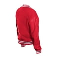 thumbnail image 3 of Women's New Era  Red Kansas City Chiefs Throwback Fleece Full-Snap Jacket, 3 of 5