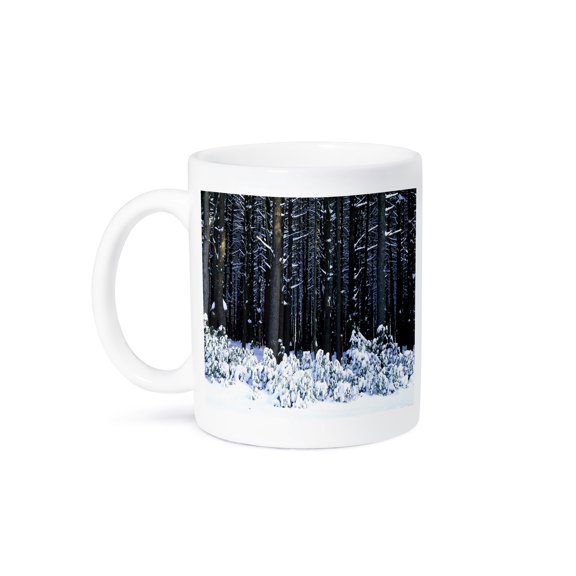 3dRose, Winter In Pocono Mountains Pennsylvania, 15oz Mug