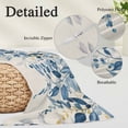 thumbnail image 3 of Blue Eucalyptus Body Pillow Covers 20"x60", Farmhouse Weeping Leaves Linen Soft Brushed Microfiber Breathable Throw Pillow Covers, Decorative Pillowcase with Zipper for Couch Sofa Bedroom Living Room, 3 of 9