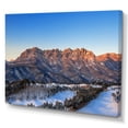 thumbnail image 2 of Designart "South Korean Mountain Winters" Landscape Mountains Canvas Art Print, 2 of 7