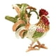 thumbnail image 4 of Joyero de gallo Joyero esmaltado Artesanía Coleccionables Creativo Hermoso Cola de oro verde, 4 of 9