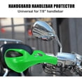 thumbnail image 2 of 1 Par de Paramanos para Motocicleta Unique Bargains Verde 7/8' Manillar 1 1/8', 2 of 7