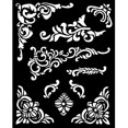 thumbnail image 1 of Stamperia Stencil 7.87"X9.84"-Vintage Library Corners & Embellishments, 1 of 1