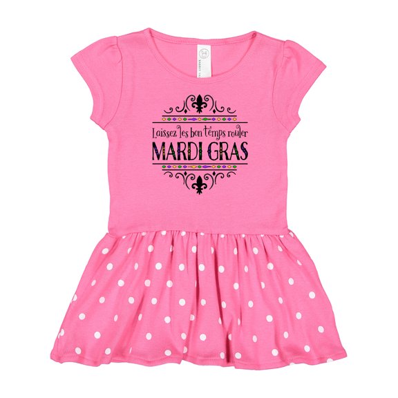 Inktastic Laissez Les Bon Temps Rouler Mardi Gras Gift Baby Girl Dress