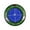Blue Green, variant on Baoblaze Golf Ball Marke Position Marker Round Bubble Level Golf Putting ead Blue Green