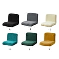thumbnail image 3 of Ruiboury Wide Applicable Occasions Stool Covers For Fresh Look Everywhere Size Chair Seat Cover For Bar Stool yellow, 3 of 6