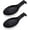 Black, variant on Vila KuChe Stainless Steel Spoon Rest for Kitchen 2pcs