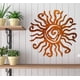 thumbnail image 1 of Adornos colgantes de estatua de sol creativos de decoración de arte de pared de sol de Metal de hierro forjado LingWen 8390612168574, 1 of 1