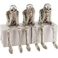 thumbnail image 1 of C&F Home See No Evil Skeleton Figure, A/3 Multi, 1 of 1