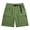 Green, variant on Cargo Shorts for Men Summer Lightweight Breathable Elastic Waist Wide Straight Leg Loose Hiking Shorts with Pockets