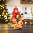 thumbnail image 4 of Clearance Christmas Decoration! Mini Artificial Christmas Trees Xmas Desktop Decoration Tree Set Tabletop Christmas Tree with Lighting Effects for Christmas Tabletop Decorations, 4 of 7