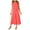 Red, variant on Women Summer Two Piece Suit - Sleeveless Tank Wide Leg Pants Pocket
