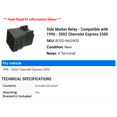 thumbnail image 2 of Side Marker Relay - Compatible with 1996 - 2002 Chevy Express 2500 1997 1998 1999 2000 2001, 2 of 2