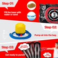 thumbnail image 2 of Liquidation! Sac de Frappe Gonflable pour Enfants - Sac de Frappe Autoportant pour Enfants - Sac de Boxe pour Enfants Karaté Pratique de Boxe avec Support, 2 of 5