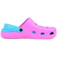 thumbnail image 4 of ABSOLUTE FOOTWEAR Womens Summer Holiday Beach Pool Garden Clogs Sandals - Pink - US 9, 4 of 7