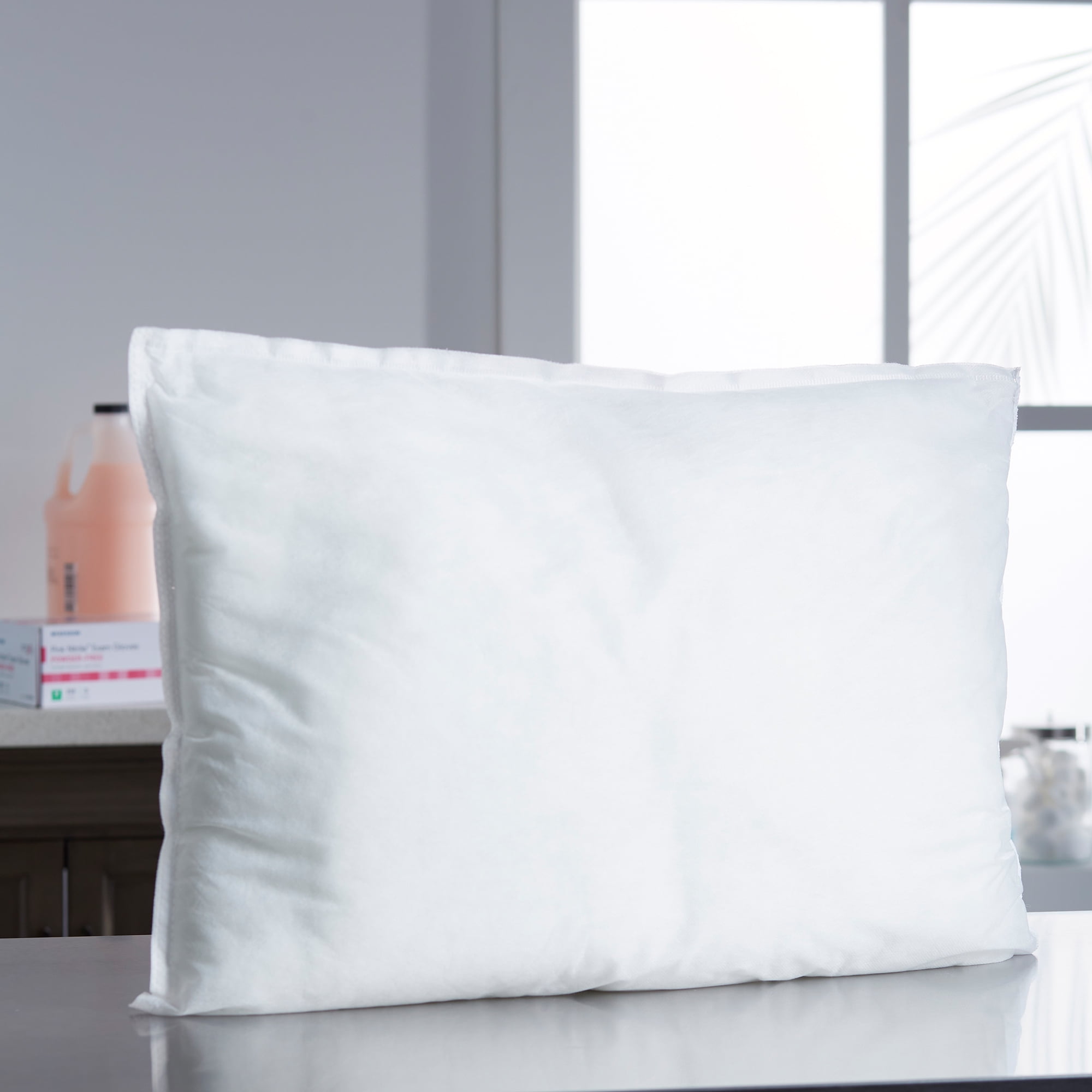 McKesson Disposable Pillow - Standard Size Fiberfill Medium Loft Medical Pillows, 24 Ct