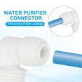 thumbnail image 3 of Conector de codo de purificador de agua Uxcell, accesorios de tubo de conexión rápida 5 1/2" x 1/4", 3 of 7