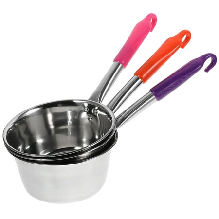 

1pc Stainless Steel Water Ladle Long Handle Water Scoop Kitchen Water Spoon Household Accessories for Kitchen Bathroom (16cm Random Color)
