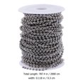 thumbnail image 4 of 1 Set Stainless Steel Ceiling Fan Ball Chain DIY Necklace Chain with Buckles, 4 of 6