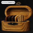 thumbnail image 5 of Juego de púas de guitarra para bajo acústico, púas de guitarra personalizadas con caja, púas de guitarra con estuche, correas de guitarra personalizadas, soporte para púas, 5 of 5