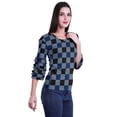 thumbnail image 3 of Moomaya Printed Ruffle Shirt Women Party Top Short T-Shirt Top Summer Clothing, 3 of 4