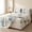 Blue, variant on 4 Piece Multi color Floral Bedding Set,Soft and Skin friendly, Naturally Antibacterial and Breathable,Suitable for Bedrooms, Student Dormitories, Hotels and Homestays, Summer Special Bedding Set