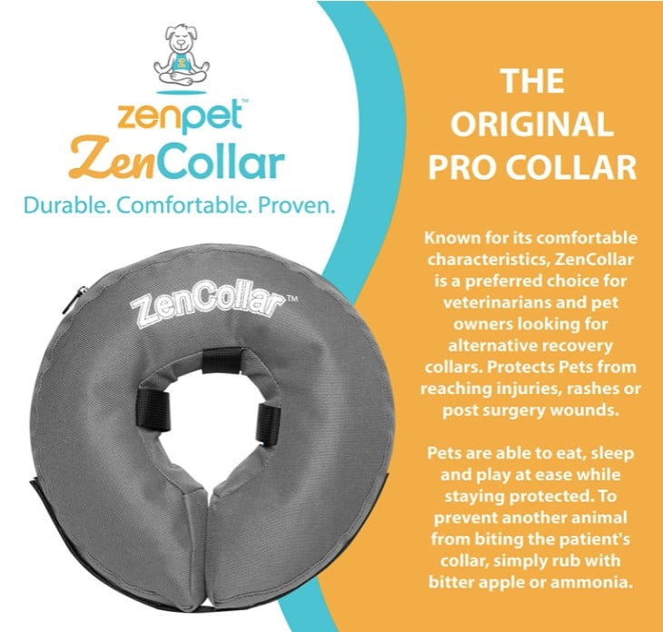 ZenPet Pro-Collar Inflatable Recovery Collar - Large - 1 count