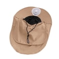 thumbnail image 4 of ibiyuan Solar Fan Hat for Men and Women Upf 50+ Wide Brim Sun Hat Solar Powered Fan Hat Fishing Hat with Neck Flap 2-In Hands-Free Hats Fans Sun Hats for Men Dual Solar Fans for Fishing Hiking, 4 of 5