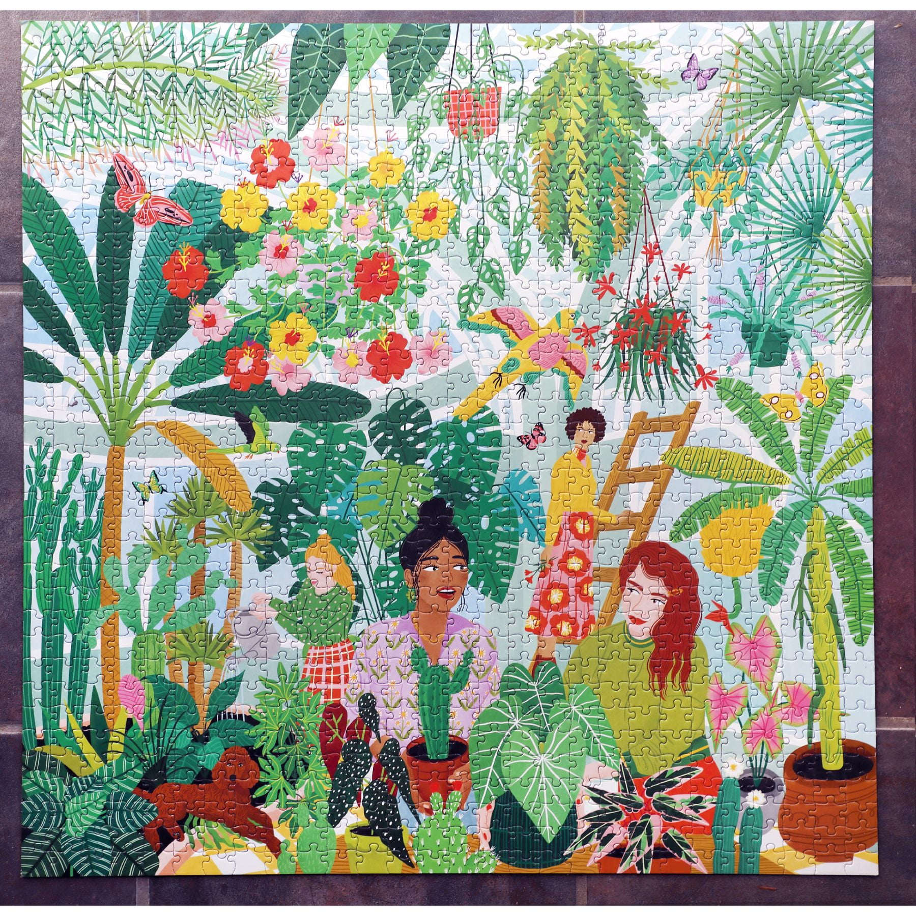 Eeboo 1000 Piece Puzzle for Adults or Kids, Colorful Design Jigsaw Puzzles