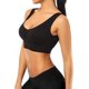 thumbnail image 2 of Sujetador deportivo sin costuras para mujerchaleco inalámbricosujetador de entrenamiento físico superior (negro M) Likrtyny Para estrenar, 2 of 9