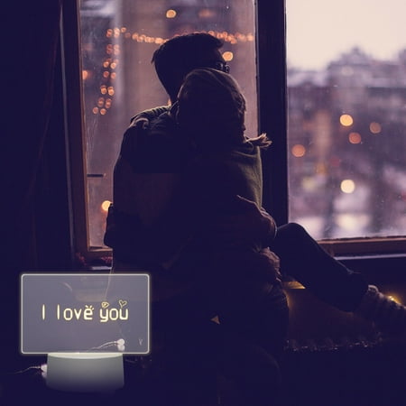 

Note Board Creative Led Night Light Usb Message Board Holiday Lights With Pen Gift Children Girlfriend Decoration Children Night Light Writing Light With Pen 3ML