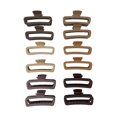 thumbnail image 1 of 12 Piezas Pinzas Para Cabello Rectangular 6 Colores Grandes, 1 of 6